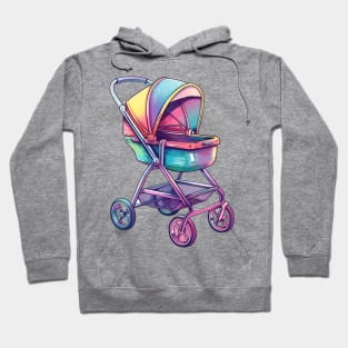 90s Retro Baby Stroller Hoodie